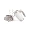 Betty Crocker Hand Blender 7 Speed, 250 Watt Electric Mixer with Beaters and Dough Hooks, White BC-4208W - alternate 1
